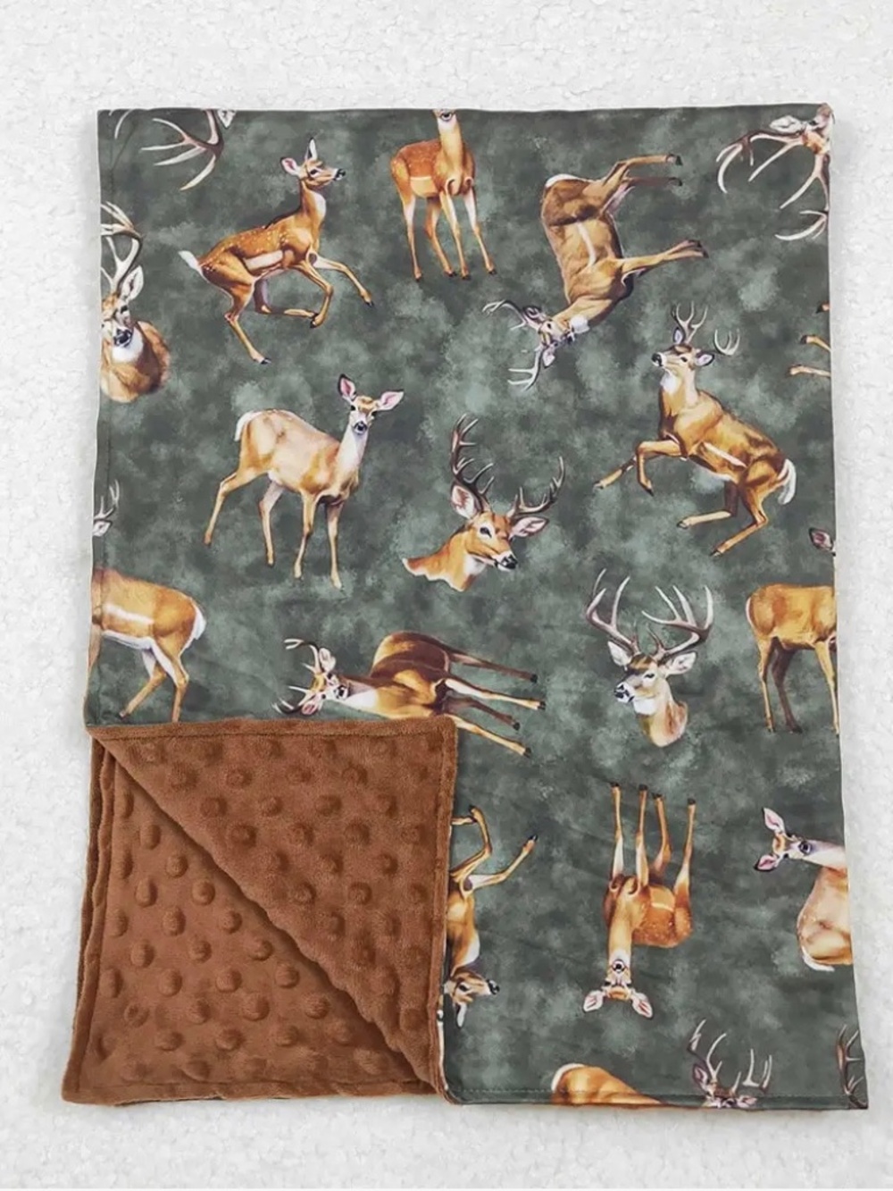 Deer Themed Baby Blanket